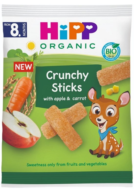 HIPP CRUNCHY STICKS MELA CAR 30G