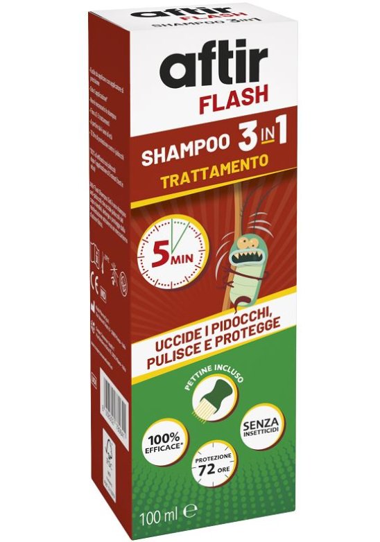 AFTIR FLASH SHAMPOO 3IN1 100ML