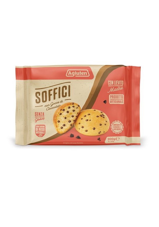 AGLUTEN SOFFICI GOCCE CIOCCO 4PZ