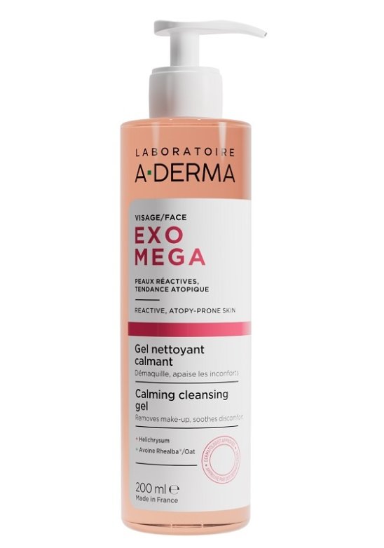 ADERMA EXOMEGA GEL DET LEN 200ML