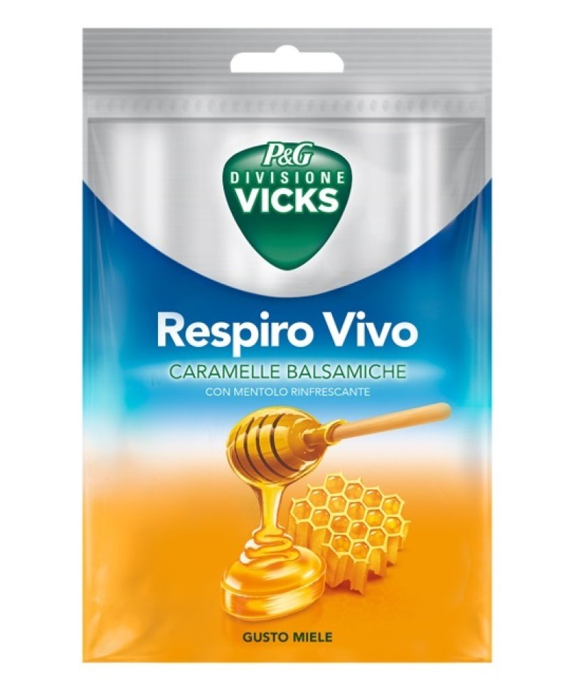 VICKS RESPIRO VIVO CARAM MIELE VICKS RESPIRO VIVO CARAM MIELE
