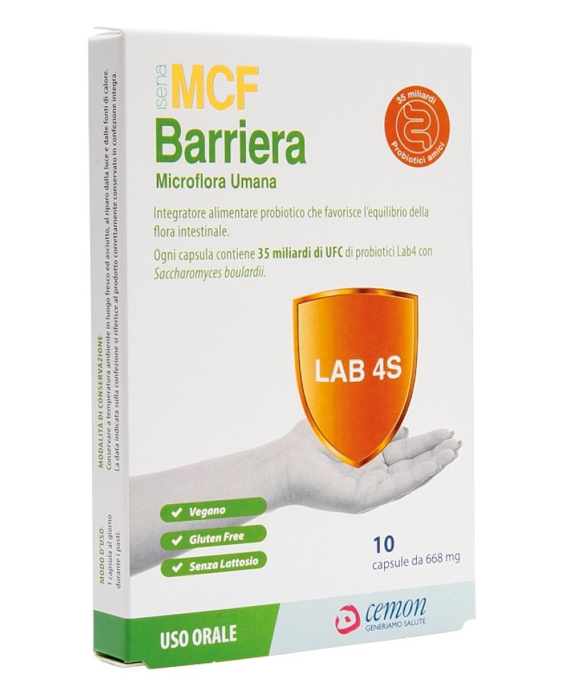 MCF BARRIERA 10 CPS S/G S/LATTOS MCF BARRIERA 10 CPS S/G S/LATTOS