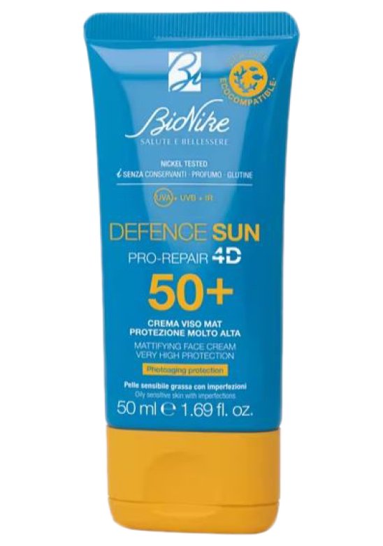 DEFENCE SUN 50+ CRE VISO MAT 50M