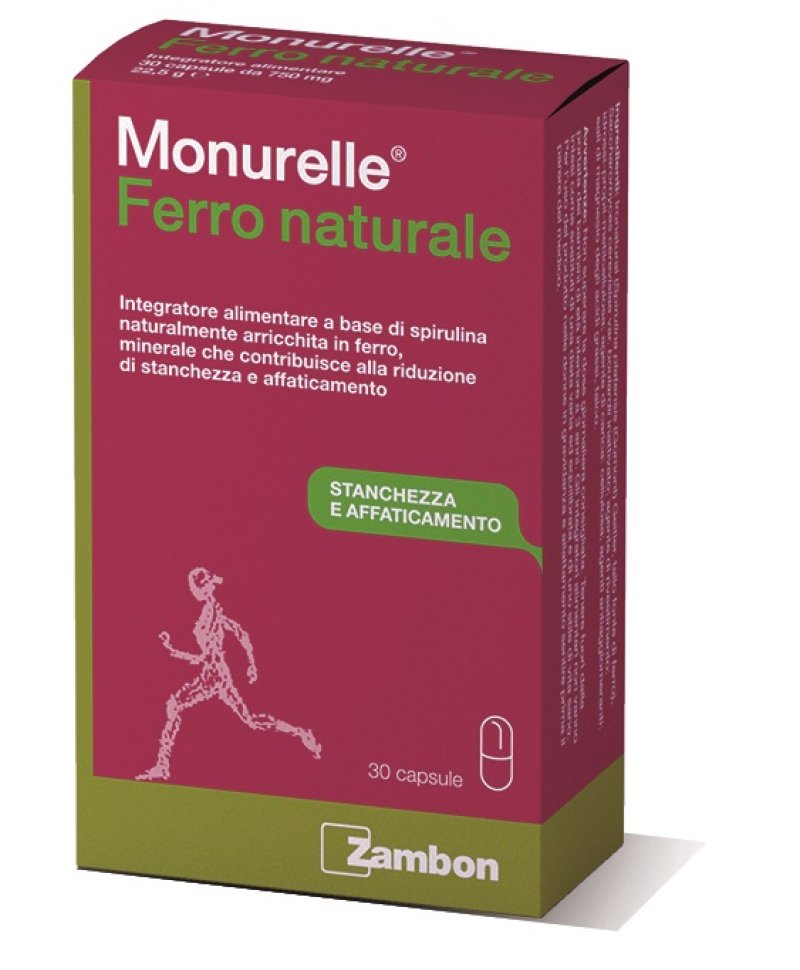 MONURELLE FERRO NATURALE 30CPS MONURELLE FERRO NATURALE 30CPS