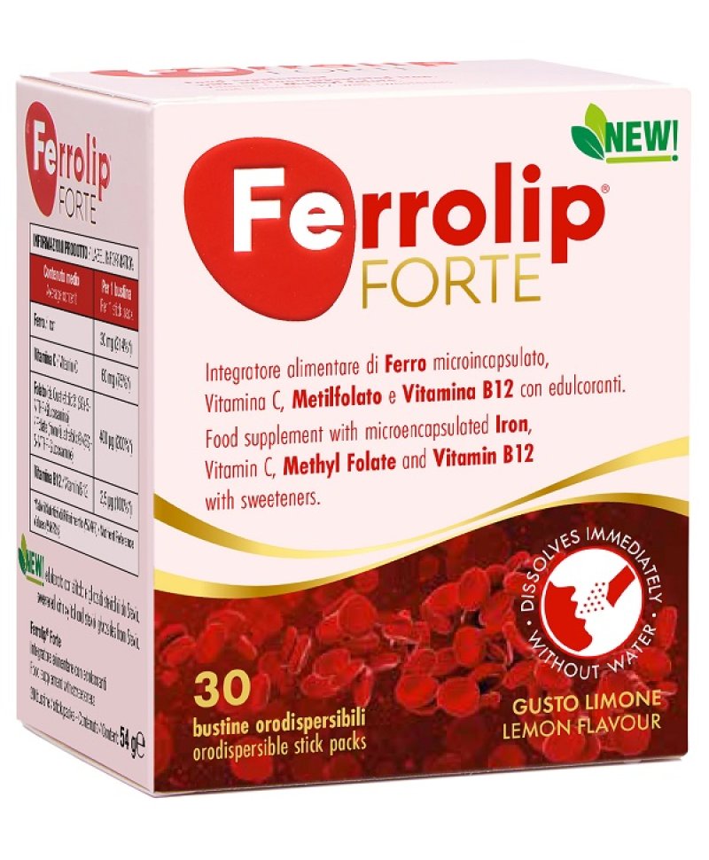 FERROLIP FORTE 30BUSTE N/F FERROLIP FORTE 30BUSTE N/F