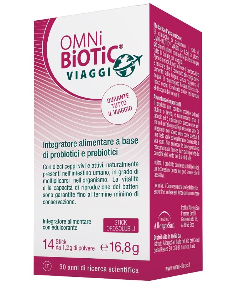 OMNI BIOTIC VIAGGI 14STICK S/G/L OMNI BIOTIC VIAGGI 14STICK S/G/L