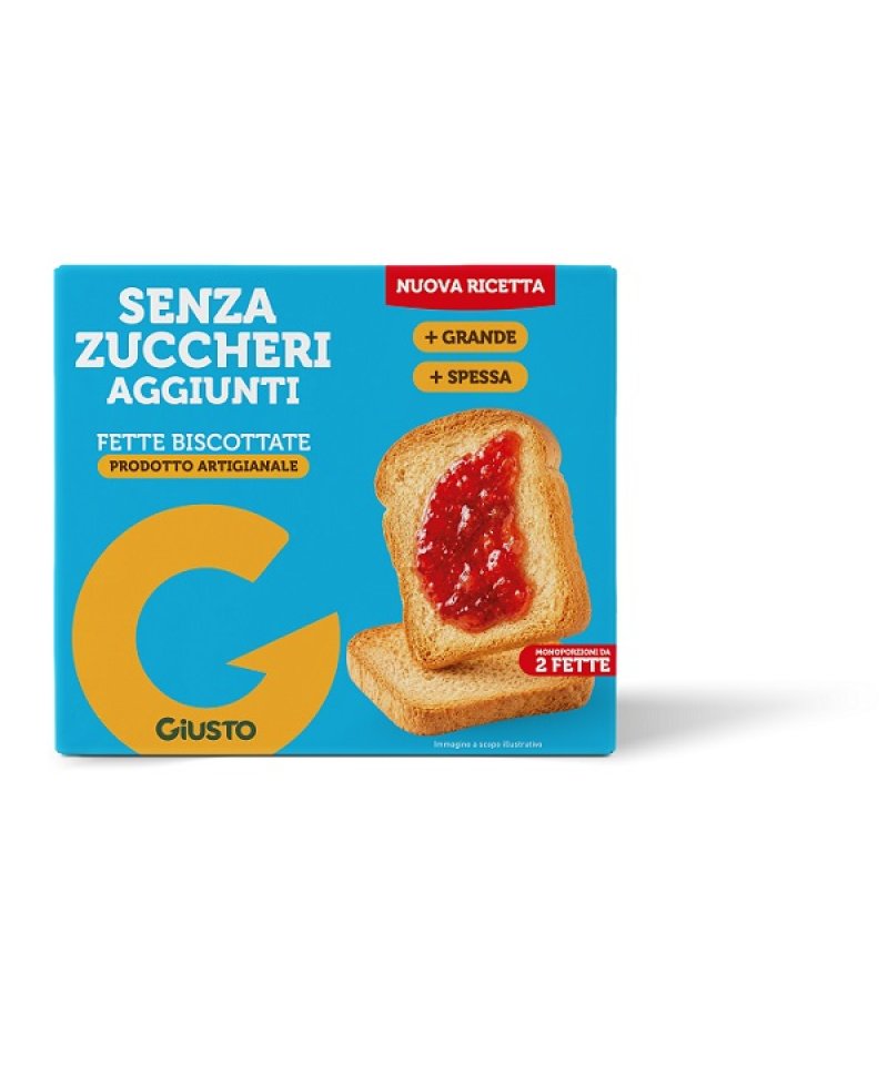 GIUSTO S/Z FETTE BISC 120G GIUSTO S/Z FETTE BISC 120G