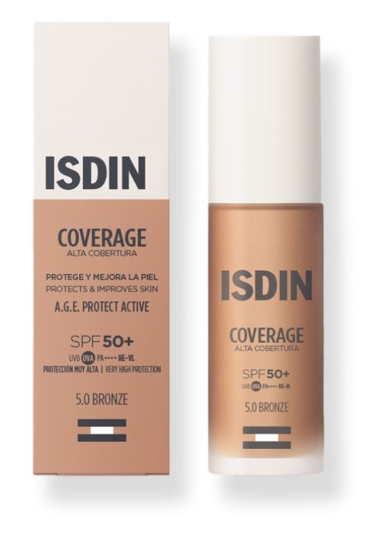 COVERAGE 5,0 BRONZE SPF50+ FONDO