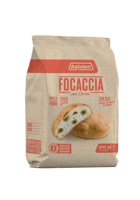 AGLUTEN S/G FOCACCIA OLIVE 200G