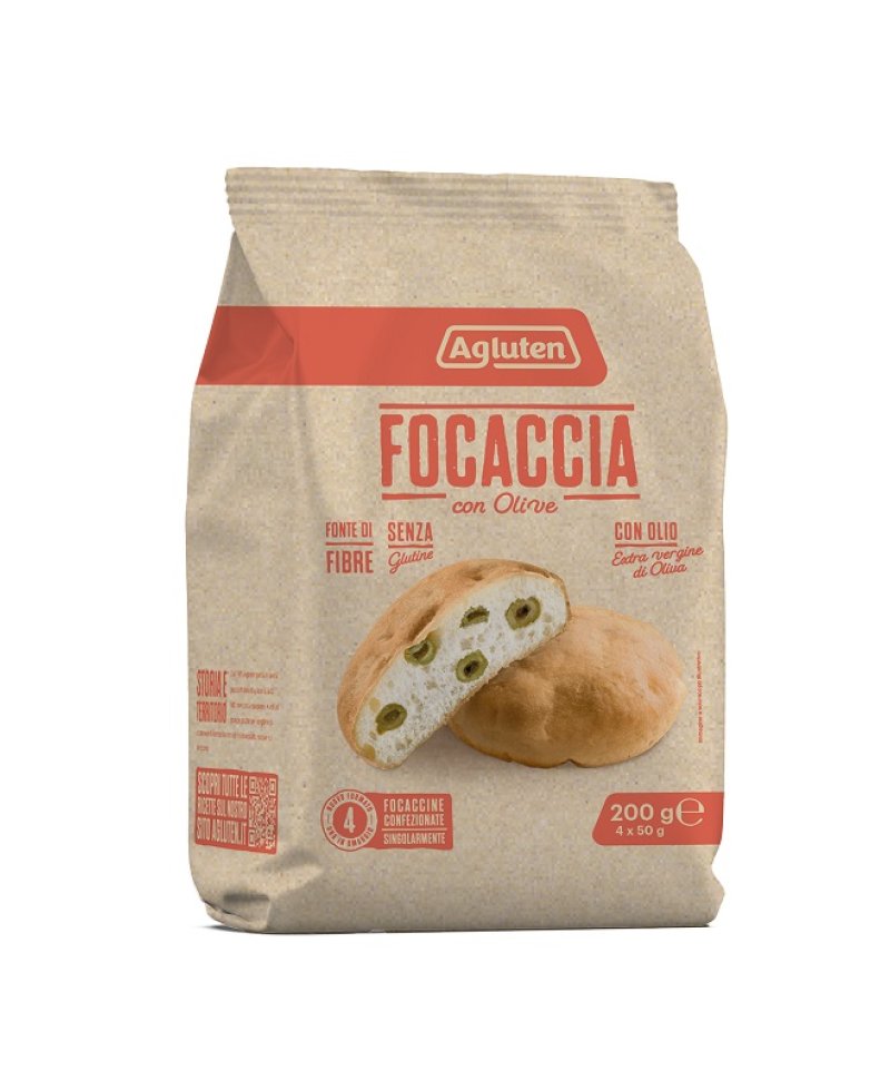 AGLUTEN S/G FOCACCIA OLIVE 200G