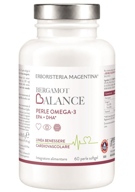 BERGAMOT BALANCE OMEGA 3 60PRL