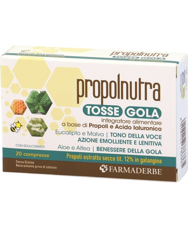 PROPOLNUTRA TOSSE GOLA EU20CPR PROPOLNUTRA TOSSE GOLA EU20CPR