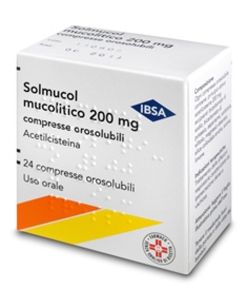 SOLMUCOL MUCOLITICO 24 Compresse 200