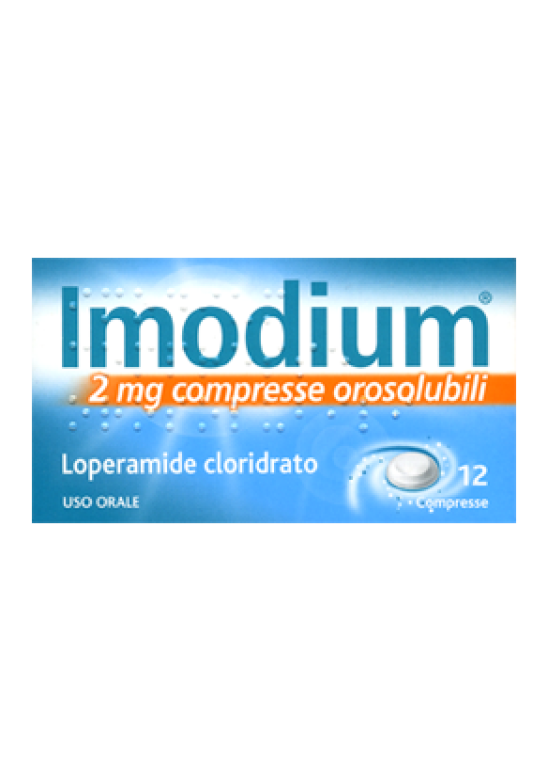 IMODIUM 12 Compresse OROSOL 2MG
