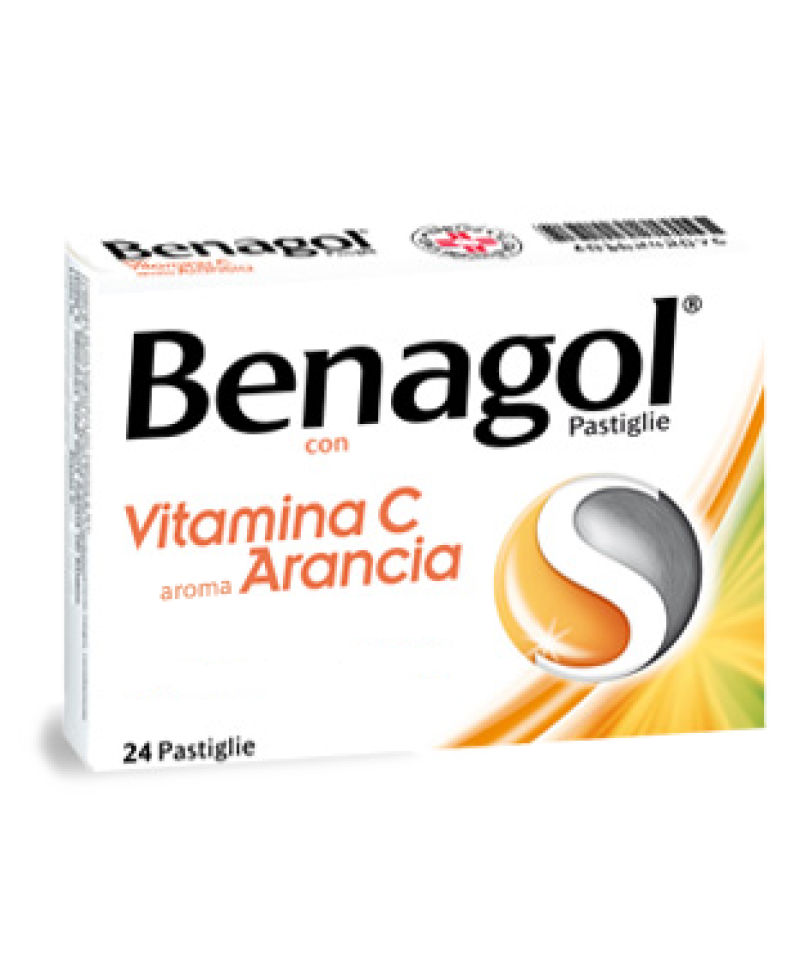 BENAGOL VIT.C 24PAST ARANCIA