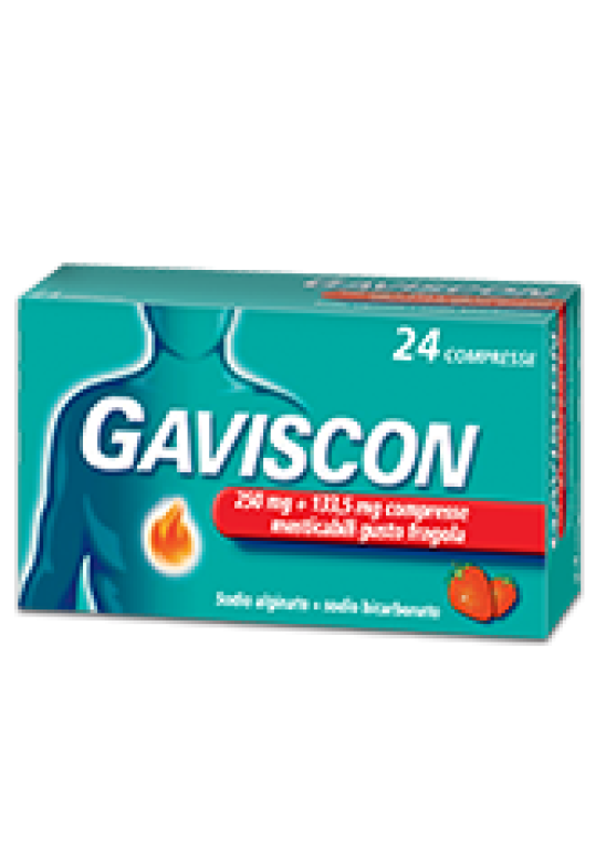 GAVISCON 24 Compresse FRAG250+133,5MG