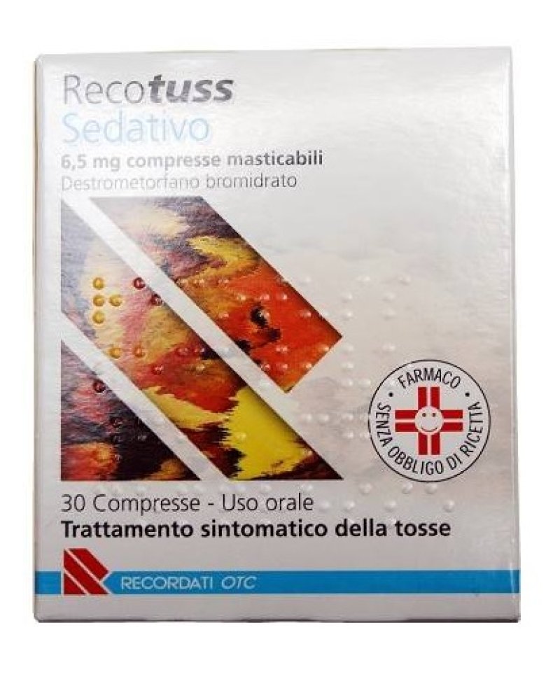 RECOTUSS SEDAT 30CPR MAST6,5MG