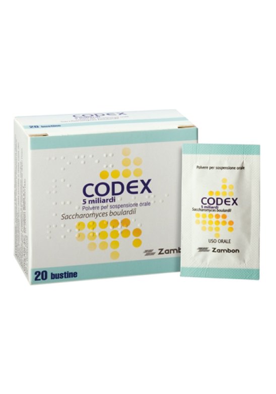 CODEX 20BUST 5MLD 250MG