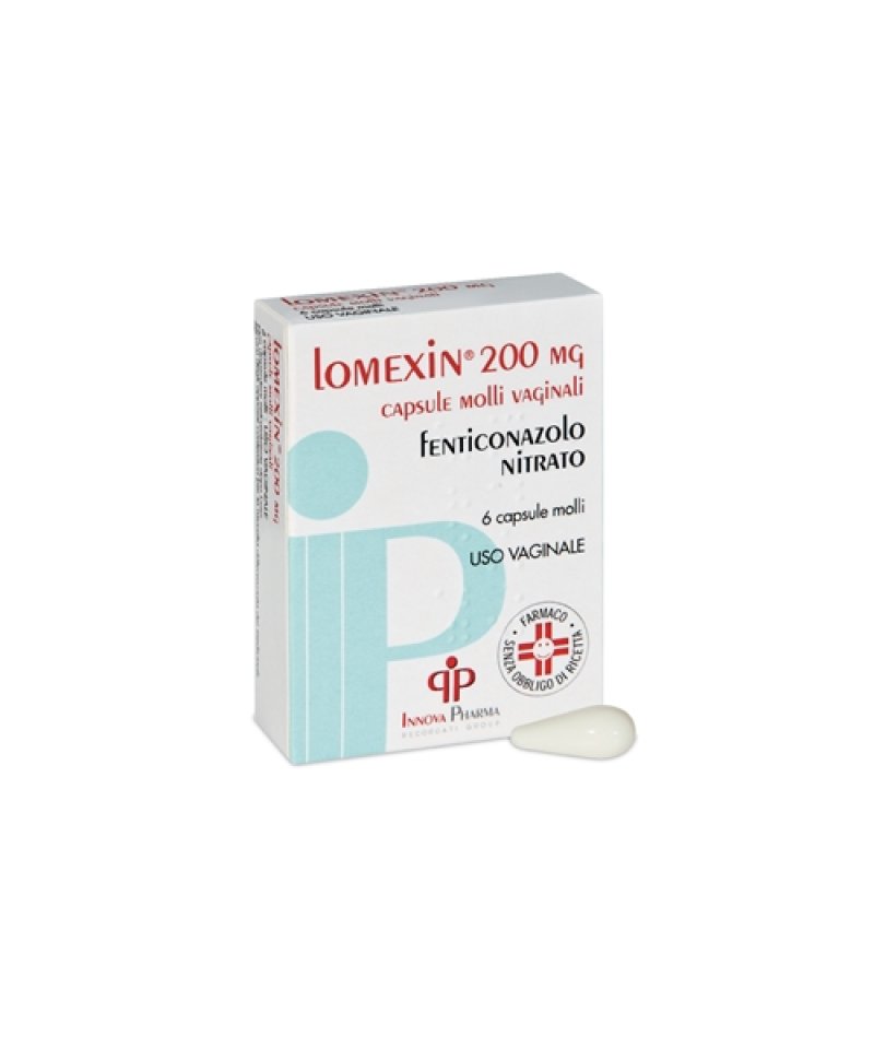 LOMEXIN 6 Capsule MOLLI VAG 200MG