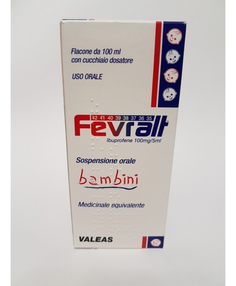 FEVRALT BB OS SOSP 100MG/5ML