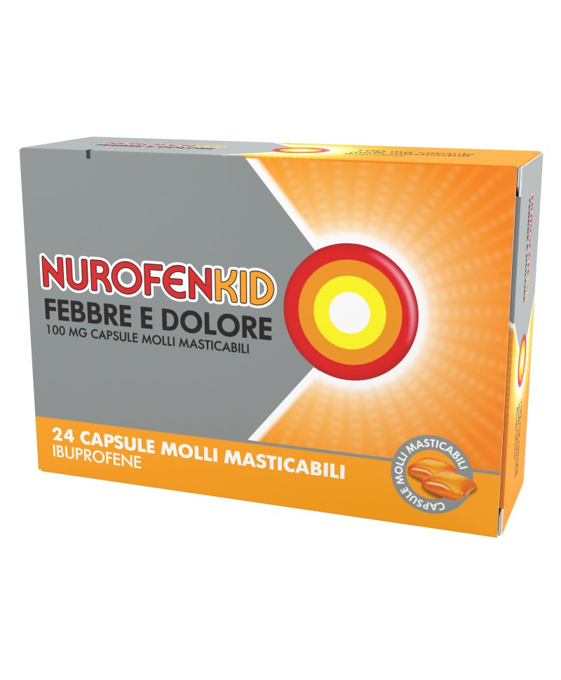 NUROFENKID FEBBRE D 24 Capsule100MG