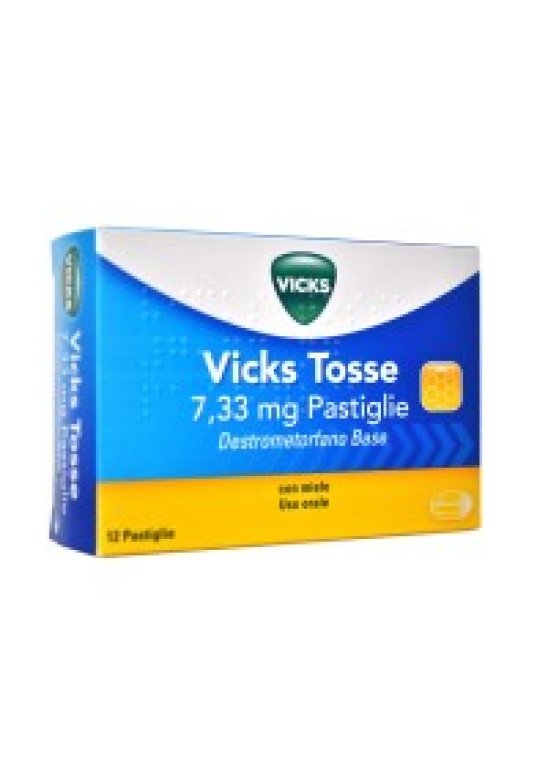 VICKS TOSSE 12PASTL 7,33MG MIE