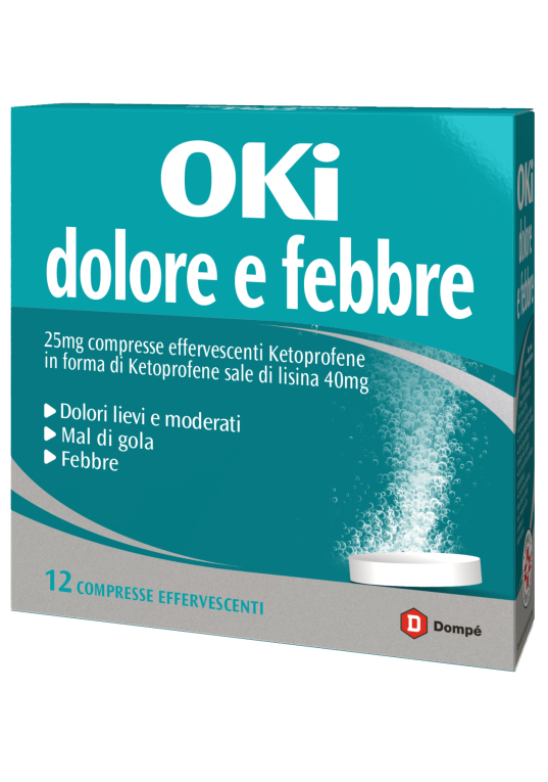 OKI DOLORE E FEBBRE 12 Compresse EFF