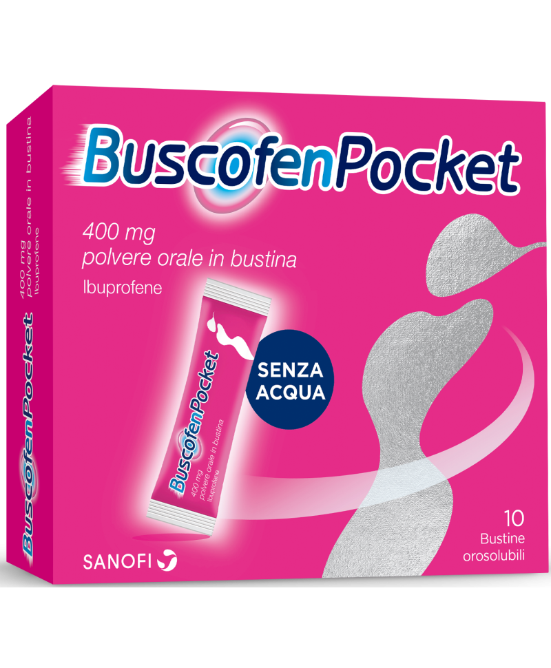 BUSCOFENPOCKET OS 10BUST 400MG