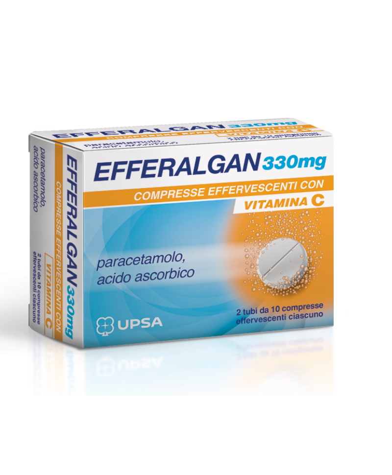 EFFERALGAN 20 Compresse EFF 330+200MG