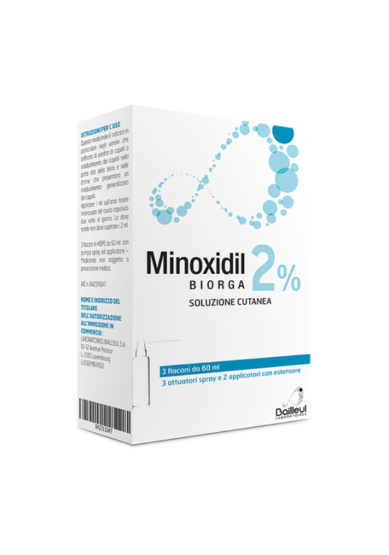 MINOXIDIL BIORGA SOL CUT 3FL2%