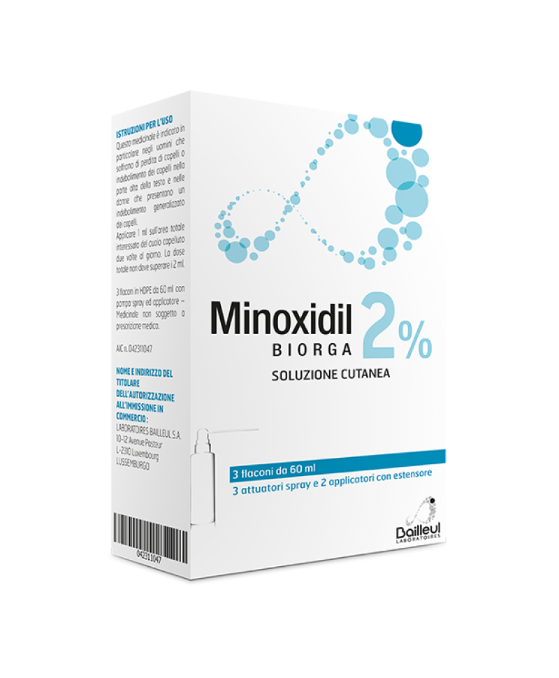 MINOXIDIL BIORGA SOL CUT 3FL2%