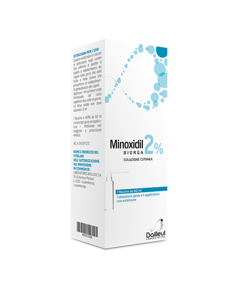 MINOXIDIL BIORGA SOL CUT60ML2%