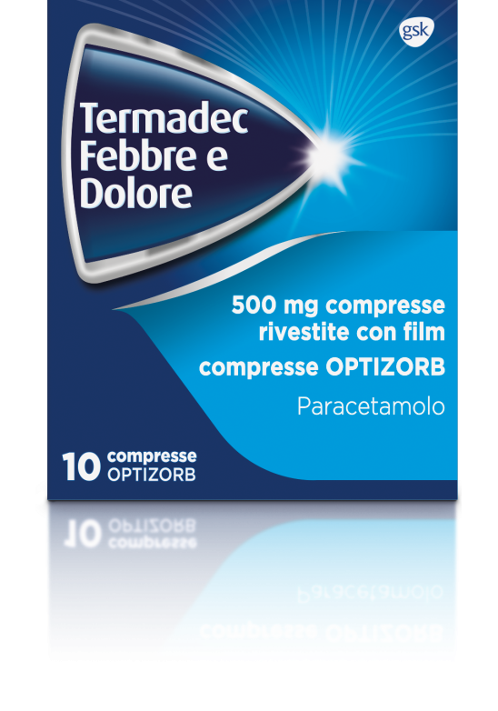 TERMADEC FEBBRE E DOL 10 Compresse500