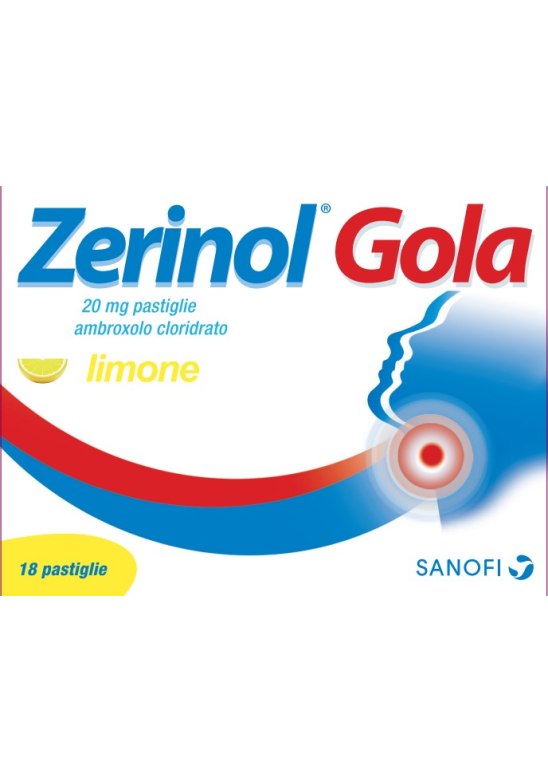 ZERINOL GOLA LIMO 18PAST 20MG