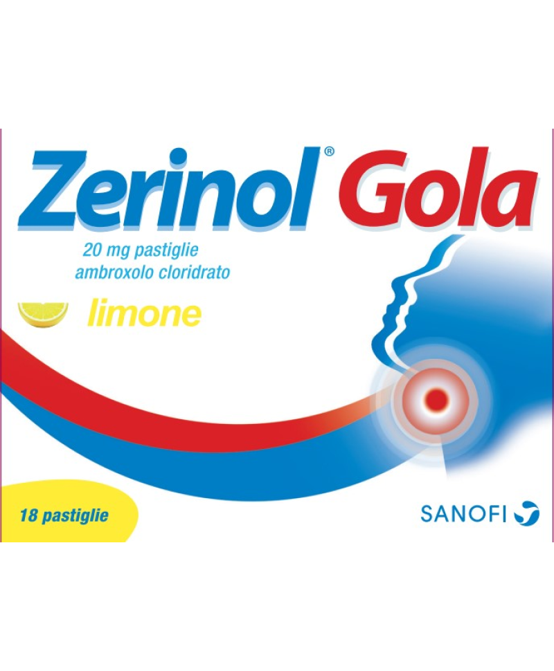 ZERINOL GOLA LIMO 18PAST 20MG