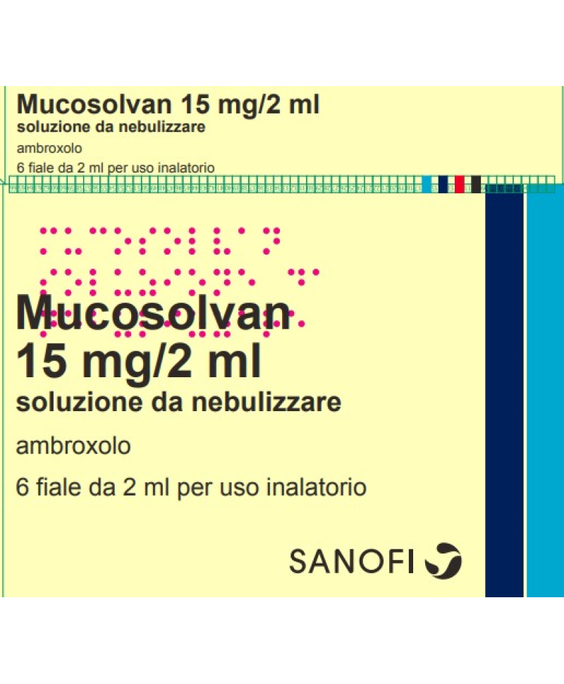 MUCOSOLVAN NEBUL 6F 15MG 2ML