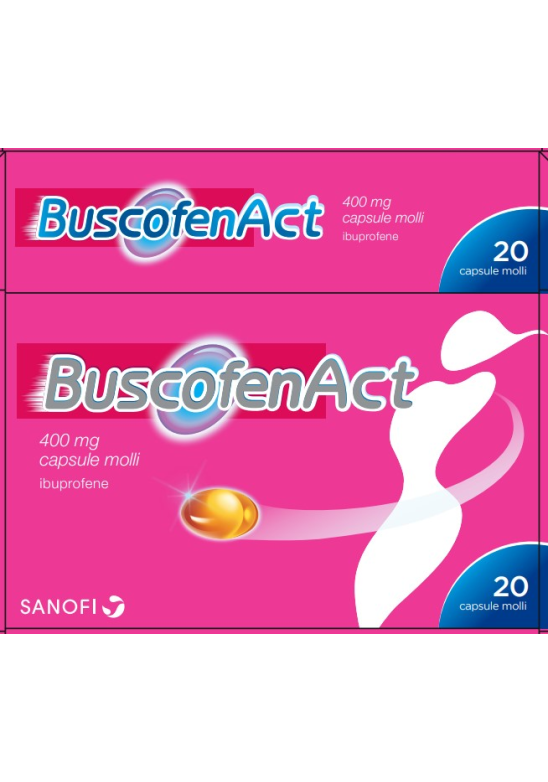 BUSCOFENACT 20CPS MOLLI 400MG
