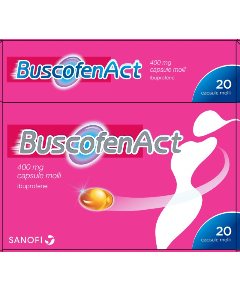 BUSCOFENACT 20CPS MOLLI 400MG