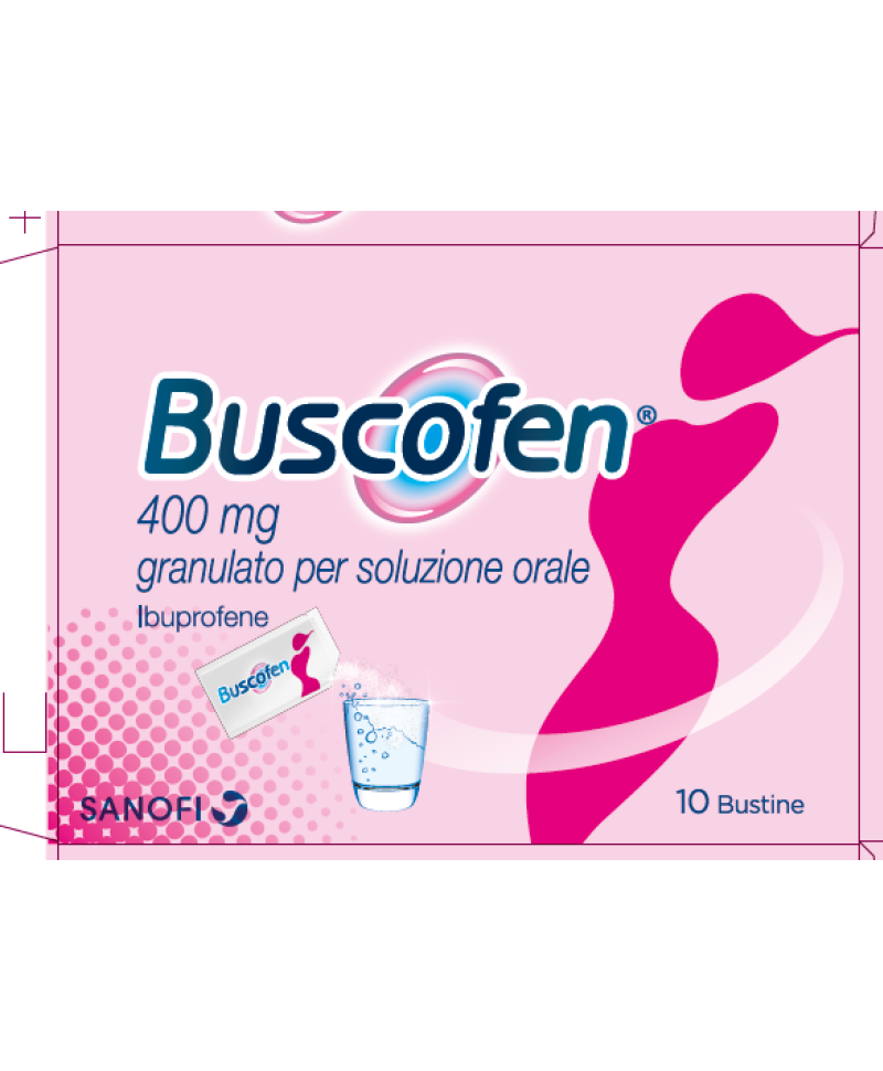 BUSCOFEN GRAT 10BUST 400MG