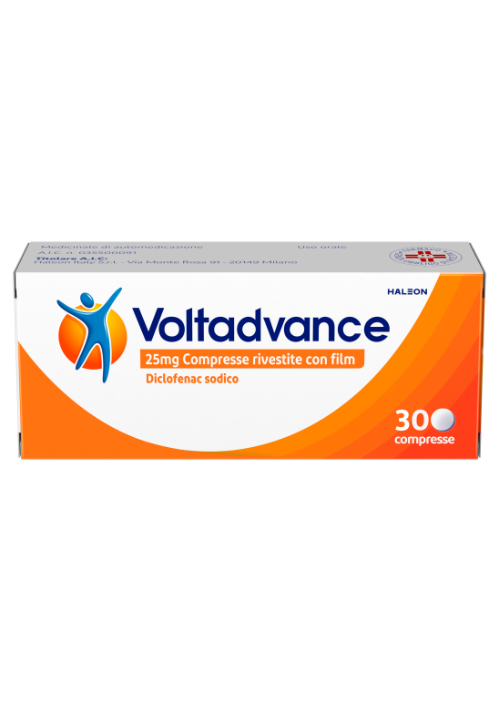 VOLTADVANCE 30CPR RIV 25MG