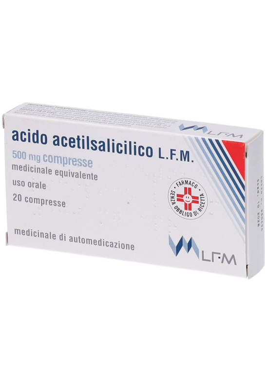 ACIDO ACETILSALIC LFM 20CPR500
