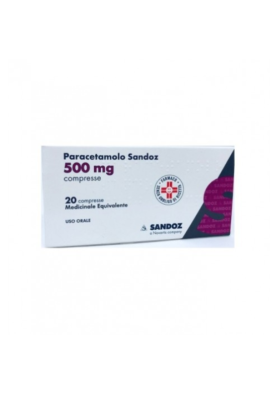 PARACETAMOLO SAND 20 Compresse 500MG