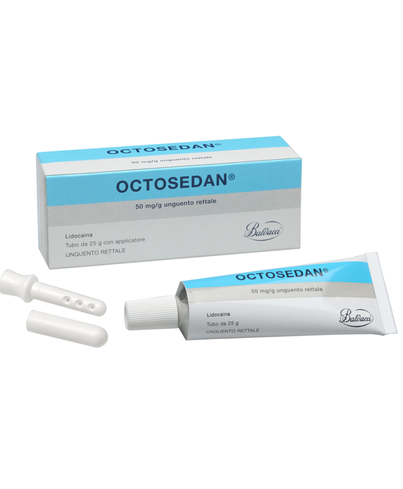 OCTOSEDAN UNG RETT 25G 50MG/G