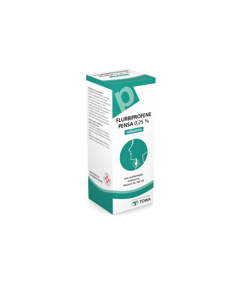 FLURBIPROFENE PE COLLUT 160ML FLURBIPROFENE PE COLLUT 160ML
