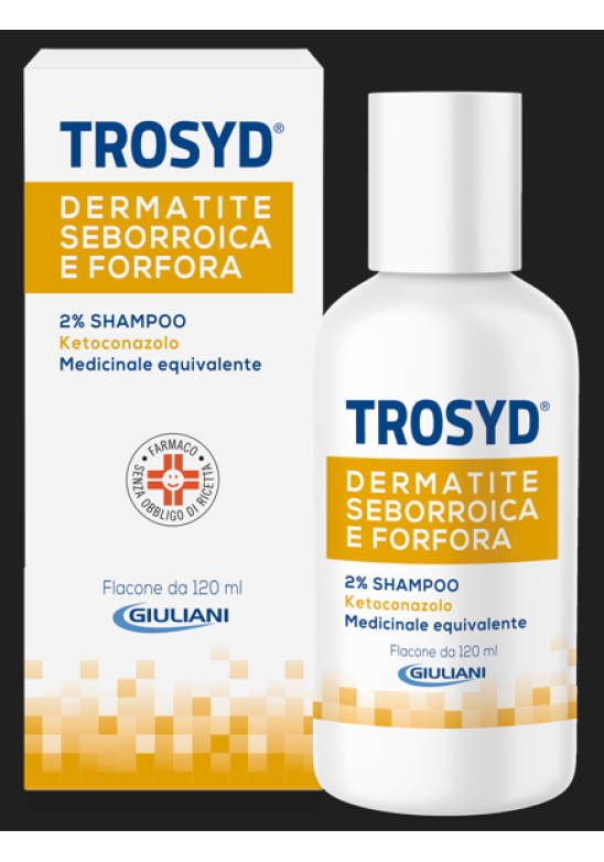 TROSYD DERMATITE SEB SH120ML2%