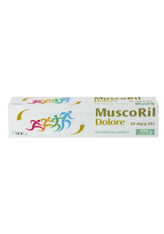 MUSCORIL DOLORE GEL100G 20MG/G