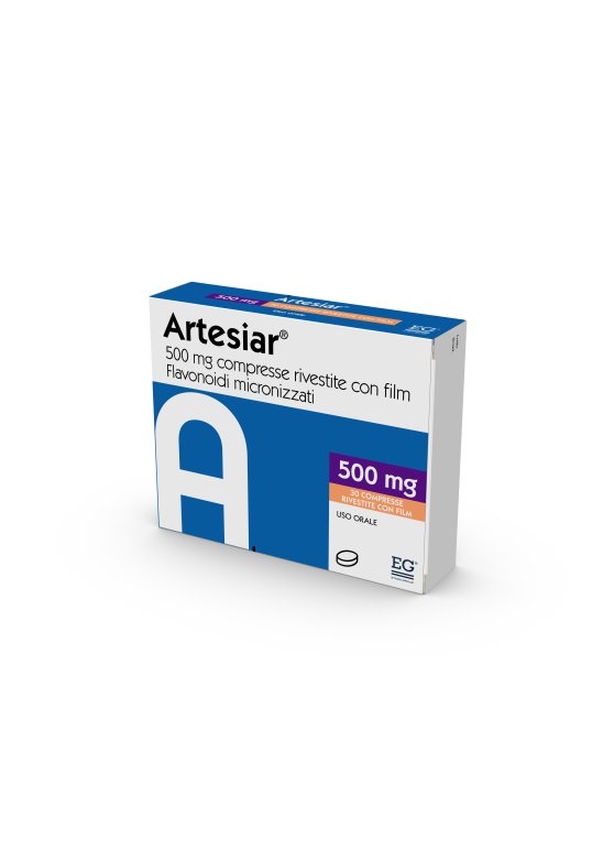 ARTESIAR 30CPR RIV 500MG ARTESIAR 30CPR RIV 500MG