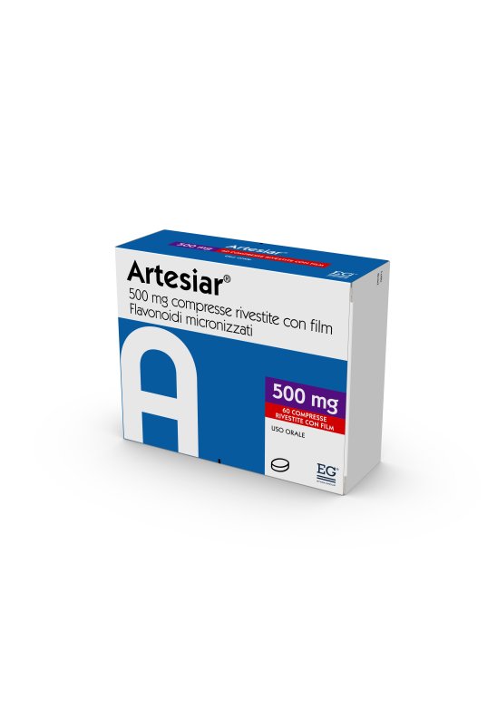 ARTESIAR 60CPR RIV 500MG ARTESIAR 60CPR RIV 500MG