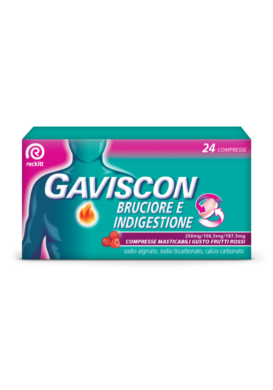 GAVISCON BRUCIORE IND 24CPR FR