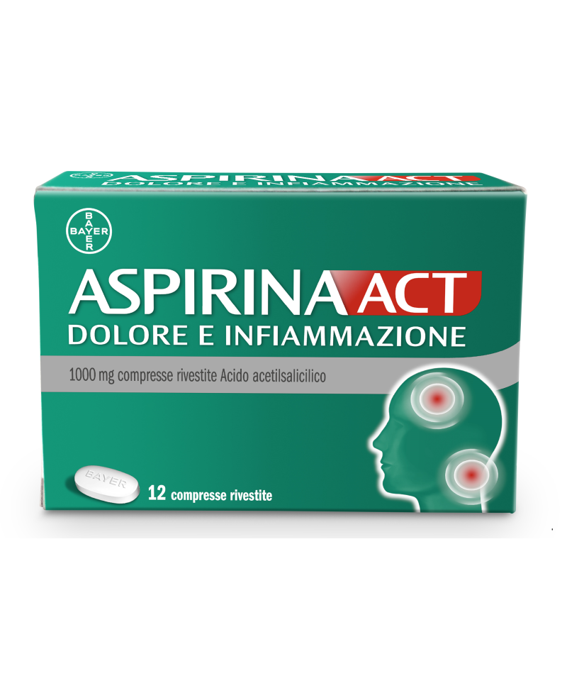 ASPIRINAACT DOL INF 12CPR 1G ASPIRINAACT DOL INF 12CPR 1G